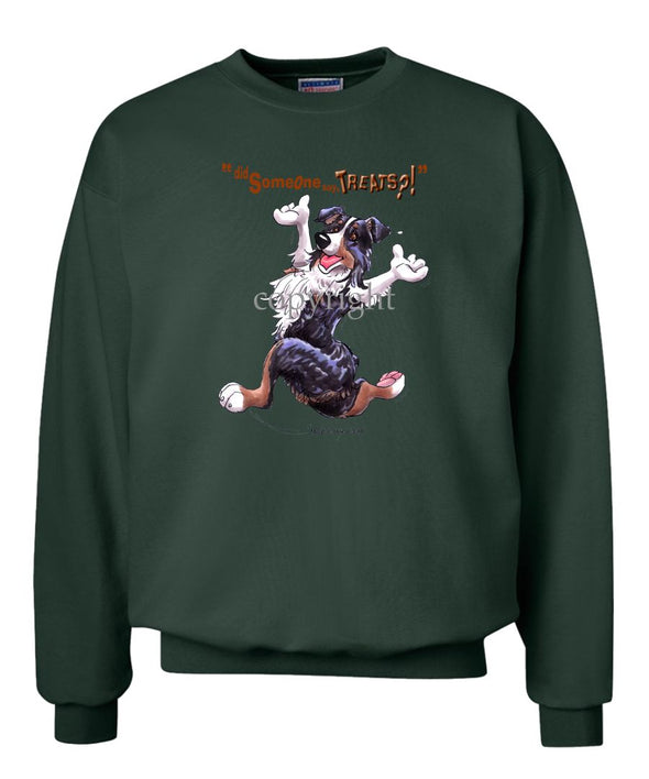 Australian Shepherd  Black Tri - Treats - Sweatshirt