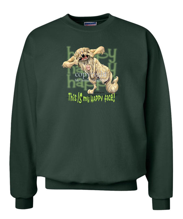 Golden Retriever - 2 - Who's A Happy Dog - Sweatshirt