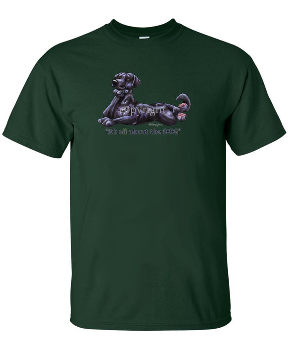 Labrador Retriever  Black - All About The Dog - T-Shirt