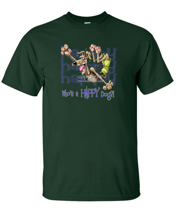 Airedale Terrier - Who's A Happy Dog - T-Shirt