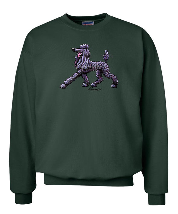 Poodle  Black - Cool Dog - Sweatshirt