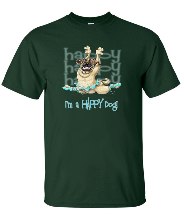 Mastiff - Who's A Happy Dog - T-Shirt