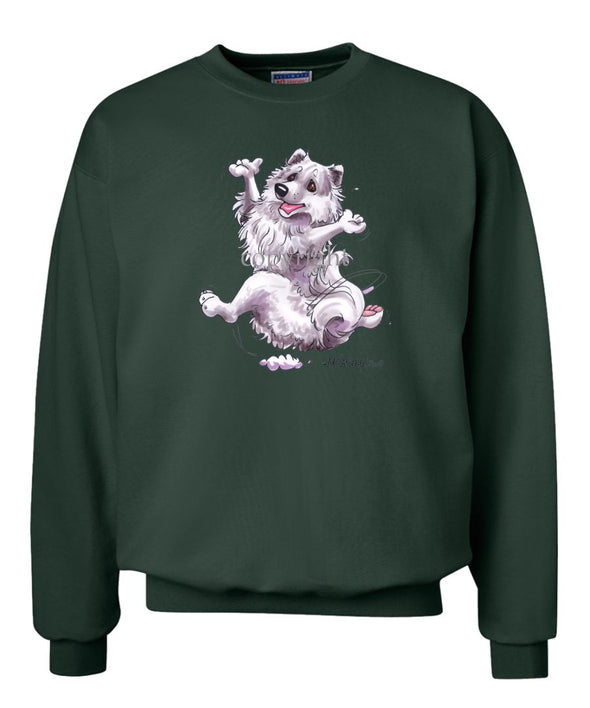 American Eskimo Dog - Happy Dog - Sweatshirt