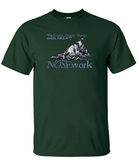 English Cocker Spaniel - Nosework - T-Shirt