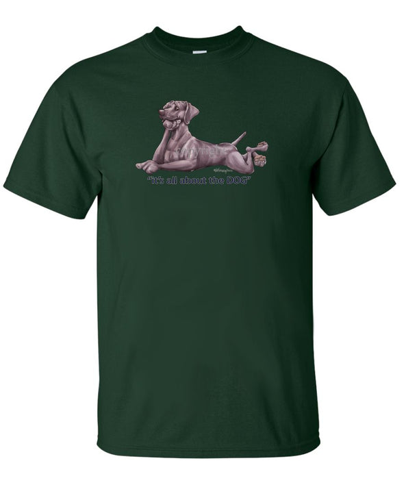 Weimaraner - All About The Dog - T-Shirt
