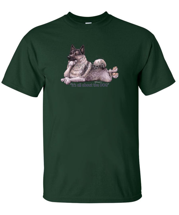 Norwegian Elkhound - All About The Dog - T-Shirt