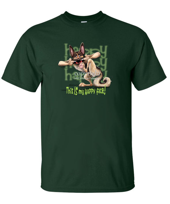 German Shepherd - 4 - Who's A Happy Dog - T-Shirt