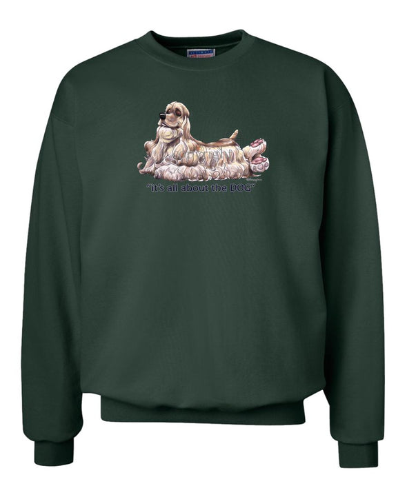 Cocker Spaniel - All About The Dog - Sweatshirt