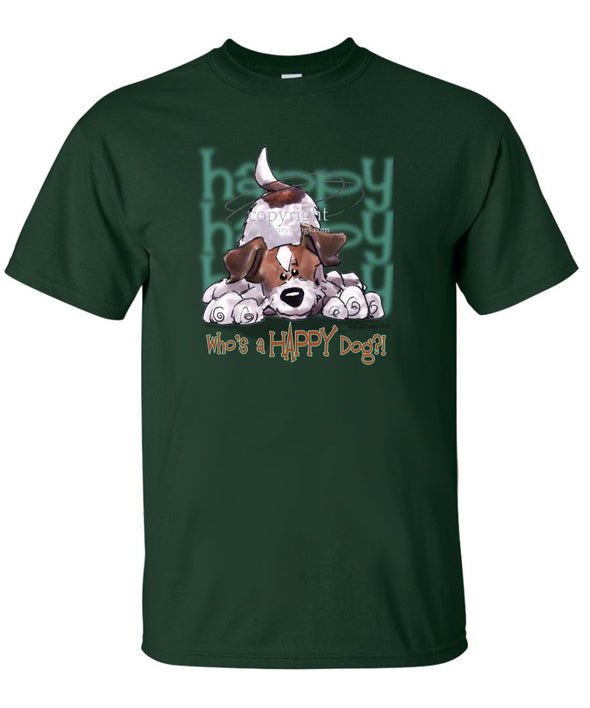 Jack Russell Terrier - Who's A Happy Dog - T-Shirt