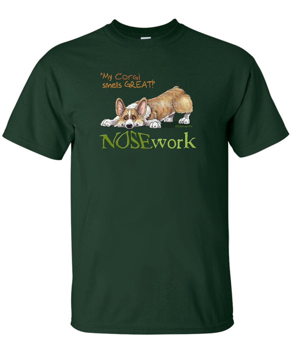 Welsh Corgi Pembroke - Nosework - T-Shirt