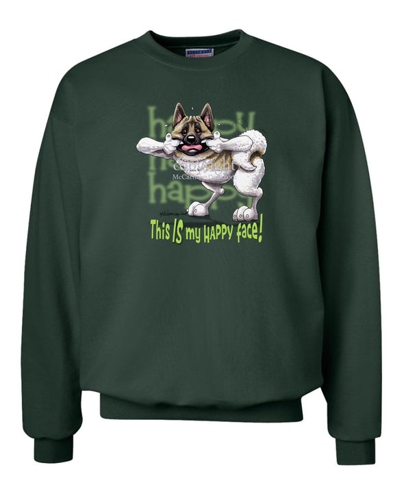 Akita - Who's A Happy Dog - Sweatshirt