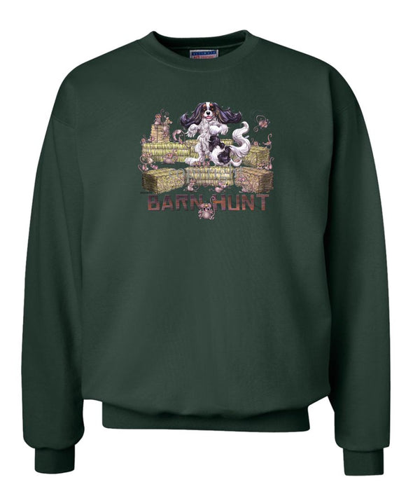 Cavalier King Charles  Black Tri - Barnhunt - Sweatshirt