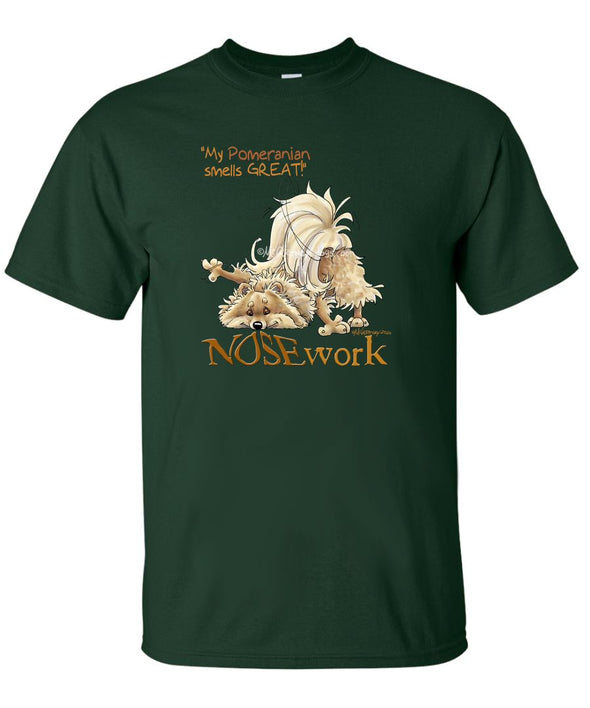 Pomeranian - Nosework - T-Shirt