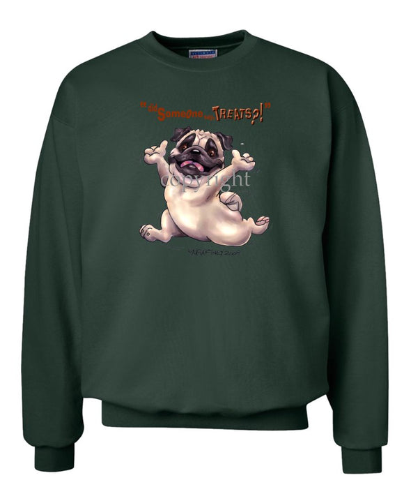 Pug - Treats - Sweatshirt