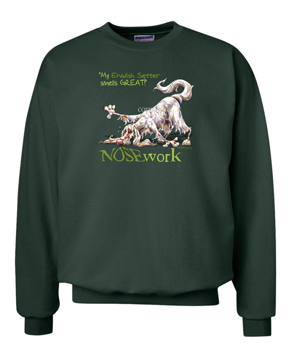 English Setter - Nosework - Sweatshirt