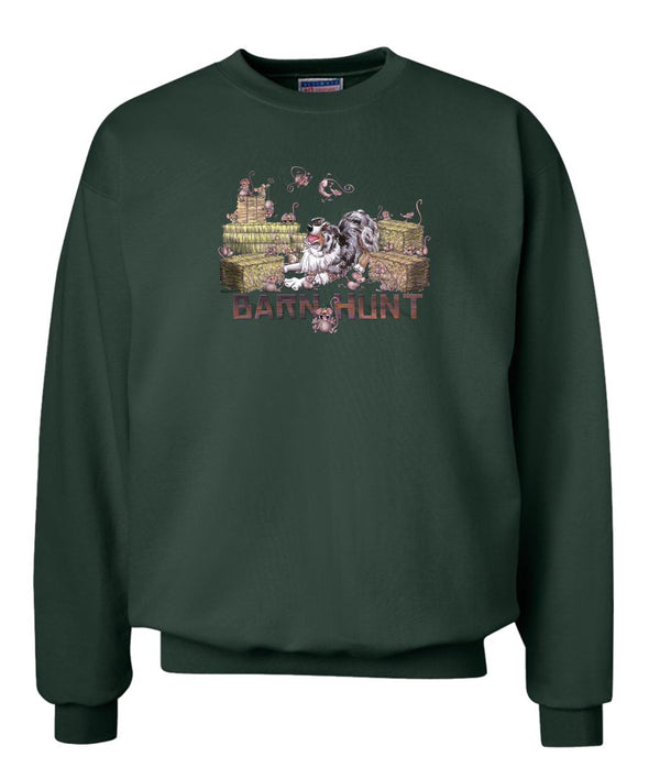 Australian Shepherd  Blue Merle - Barnhunt - Sweatshirt