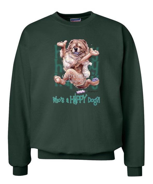 Chow Chow - Who's A Happy Dog - Sweatshirt