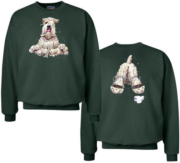 Soft Coated Wheaten - Coming and Going - Sweatshirt (Double Sided)