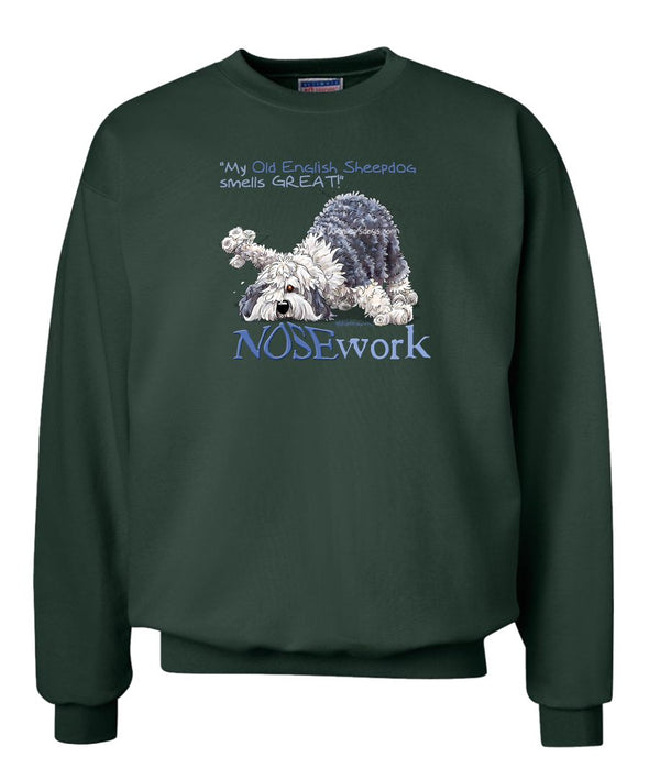 Old English Sheepdog - Nosework - Sweatshirt