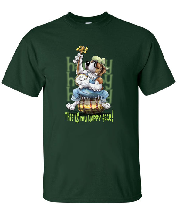 Saint Bernard - Who's A Happy Dog - T-Shirt