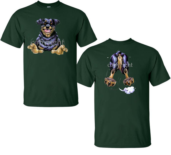 Rottweiler - Coming and Going - T-Shirt (Double Sided)