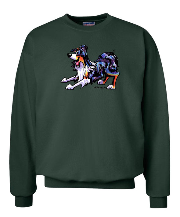Australian Shepherd  Blue Merle - Cool Dog - Sweatshirt