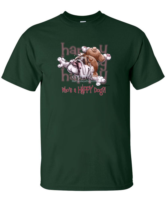 Bulldog - Who's A Happy Dog - T-Shirt