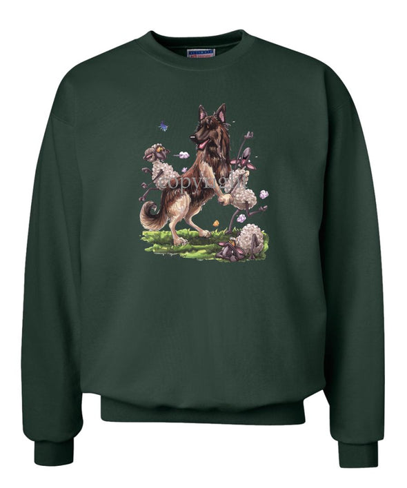 Belgian Tervuren - Dancing Sheep - Caricature - Sweatshirt