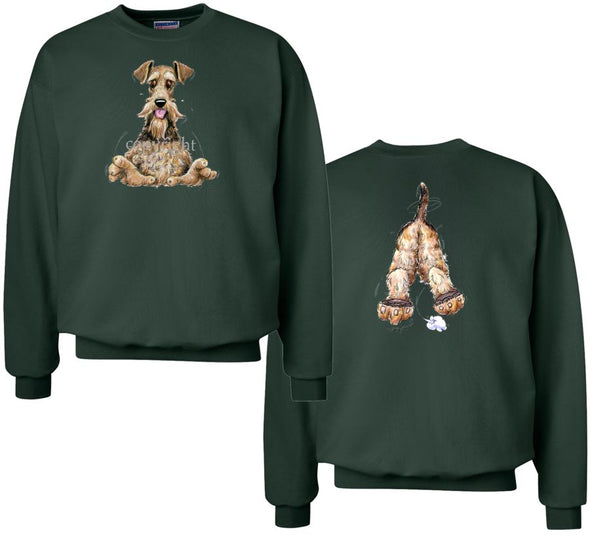 Airedale Terrier - Coming and Going - Sweatshirt (Double Sided)