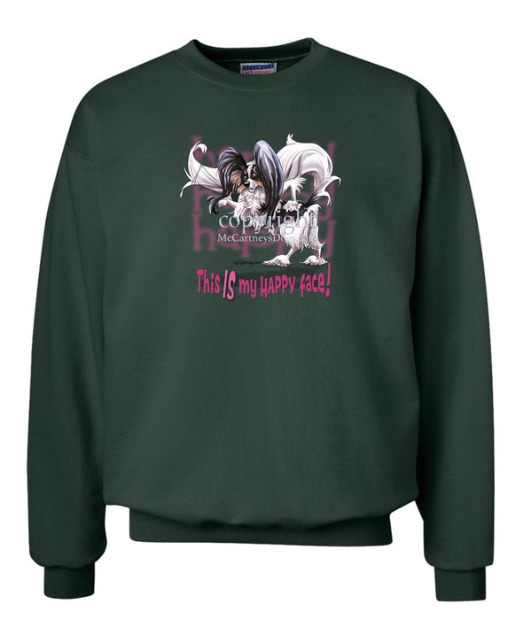 Papillon - 2 - Who's A Happy Dog - Sweatshirt