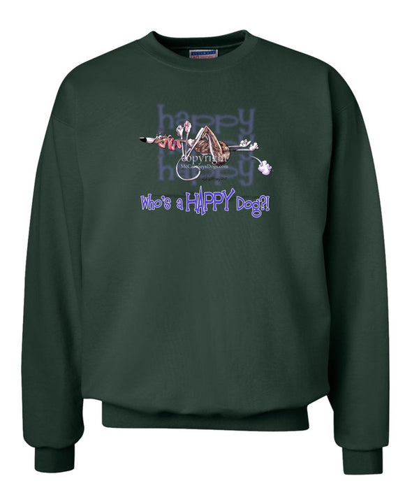 Whippet - Who's A Happy Dog - Sweatshirt