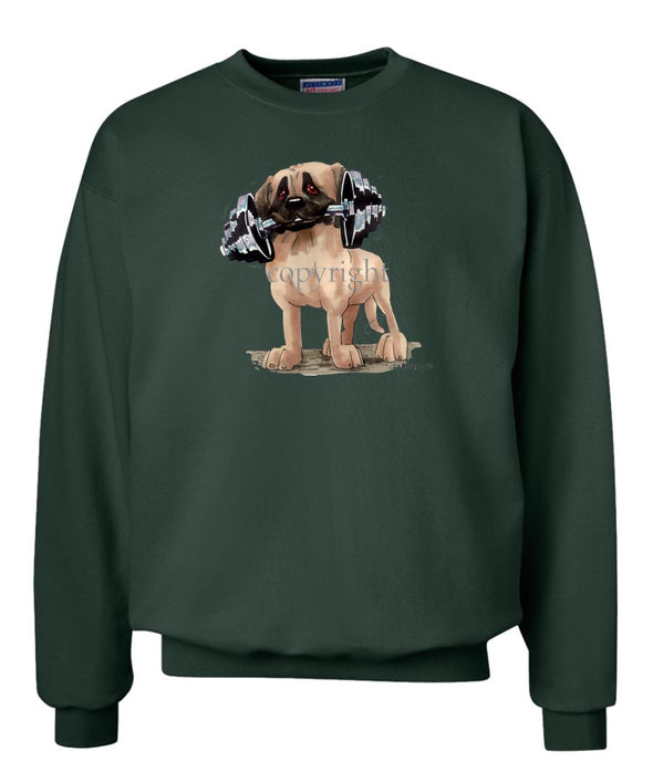 Mastiff - With Dumbell - Caricature - Sweatshirt