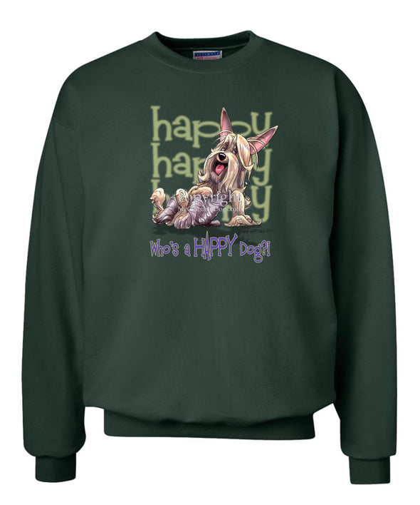 Silky Terrier - Who's A Happy Dog - Sweatshirt