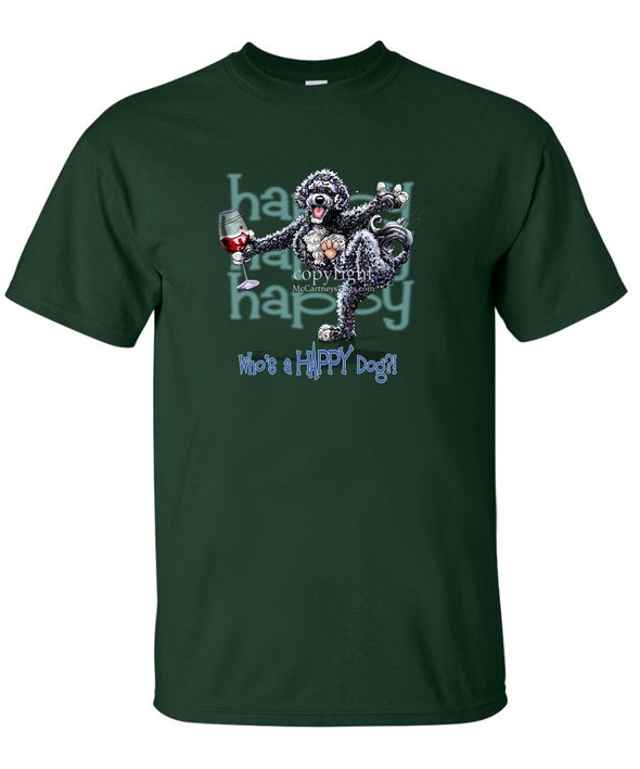 Portuguese Water Dog - Who's A Happy Dog - T-Shirt