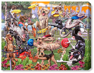 Frisbee Park - Calendar Canvas