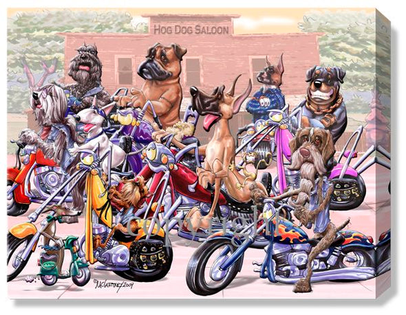 Hog Dogs - Calendar Canvas