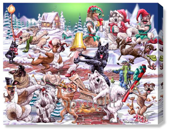 Its Christmas Time - Calendar Canvas