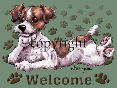 Jack Russell Terrier - Welcome - Mat
