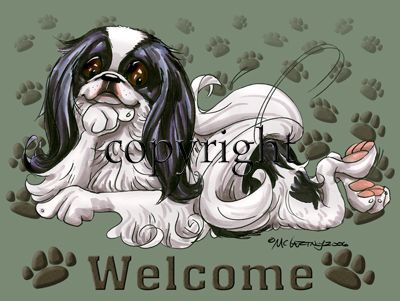 Japanese Chin - Welcome - Mat