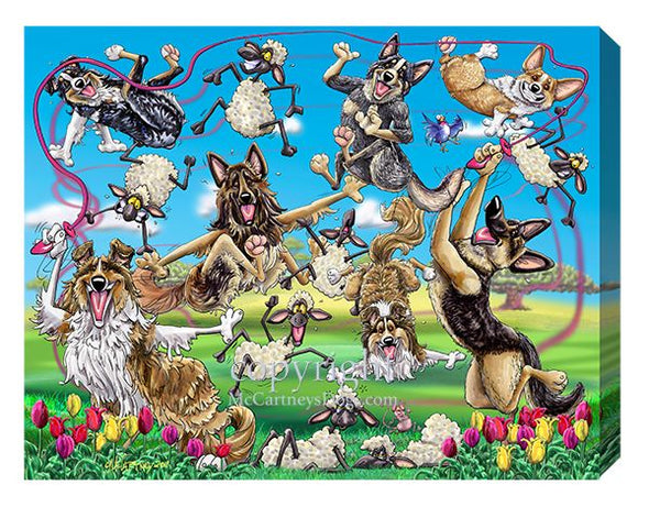 Jump Rope - Calendar Canvas