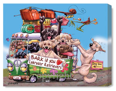 Labrador Retriever - Bark If You Love - Canvas