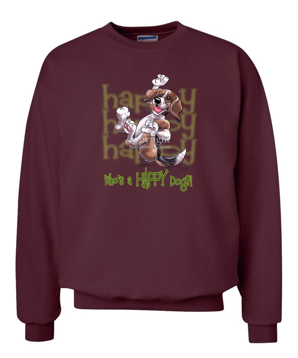 Beagle - Who's A Happy Dog - Sweatshirt