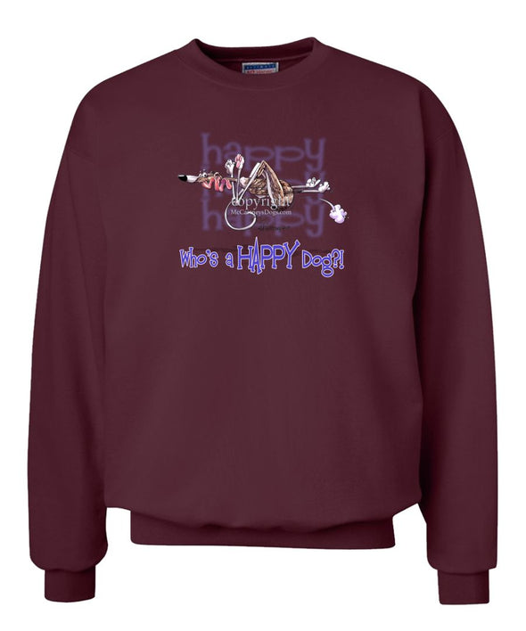 Whippet - Who's A Happy Dog - Sweatshirt