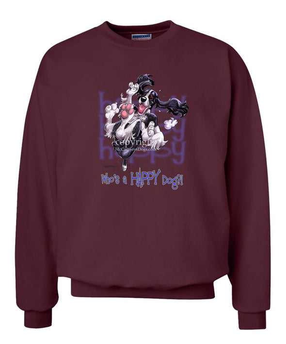 English Springer Spaniel - Who's A Happy Dog - Sweatshirt
