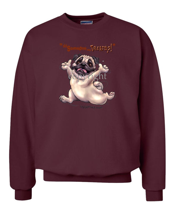 Pug - Treats - Sweatshirt