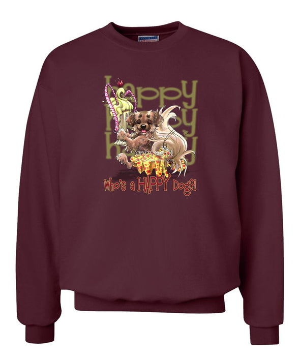 Tibetan Spaniel - Who's A Happy Dog - Sweatshirt