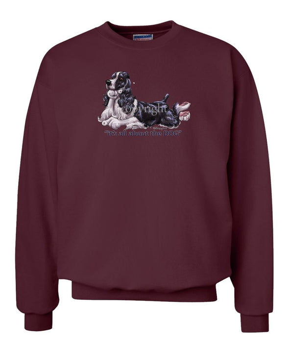 English Springer Spaniel - All About The Dog - Sweatshirt