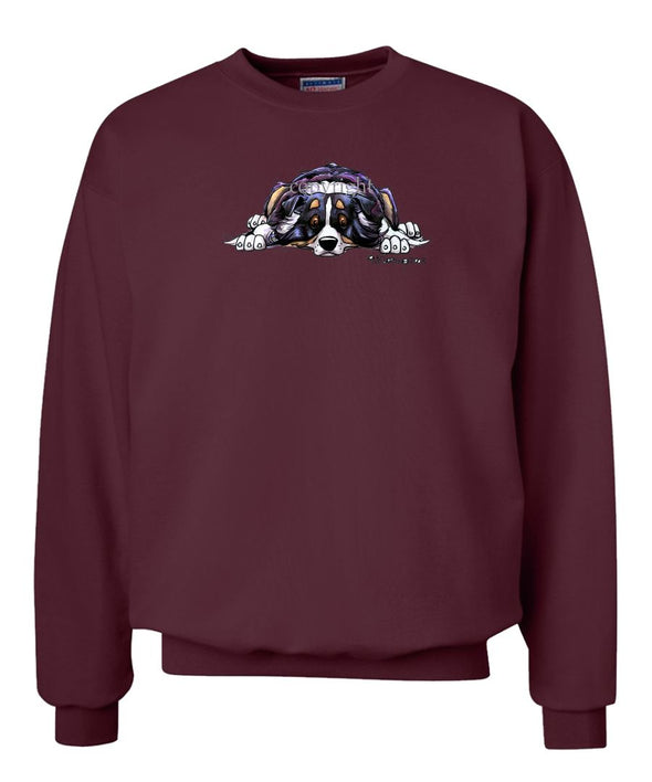 Australian Shepherd  Black Tri - Rug Dog - Sweatshirt