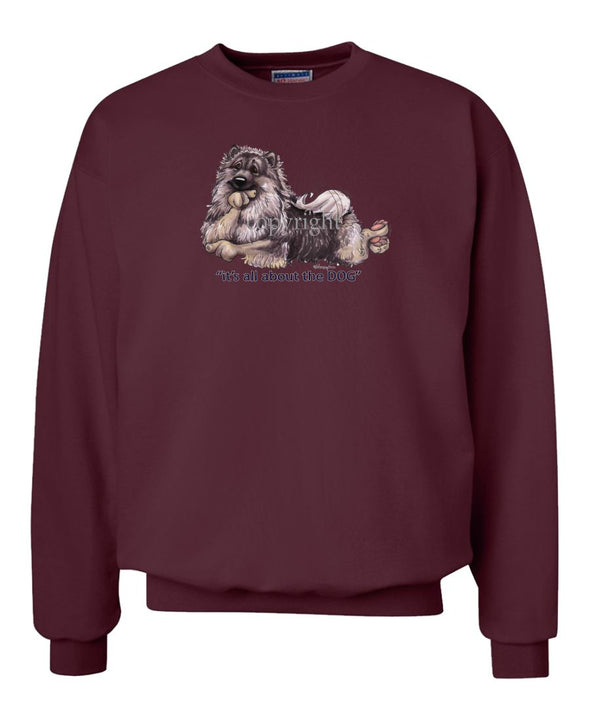 Keeshond - All About The Dog - Sweatshirt