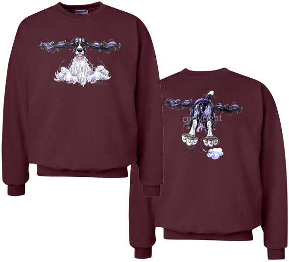 English Springer Spaniel - Coming and Going - Sweatshirt (Double Sided)